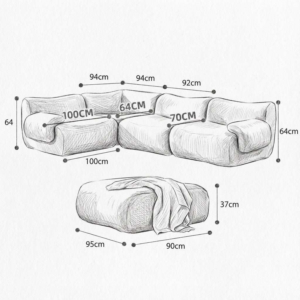 The Aurelia Curve Sofa
