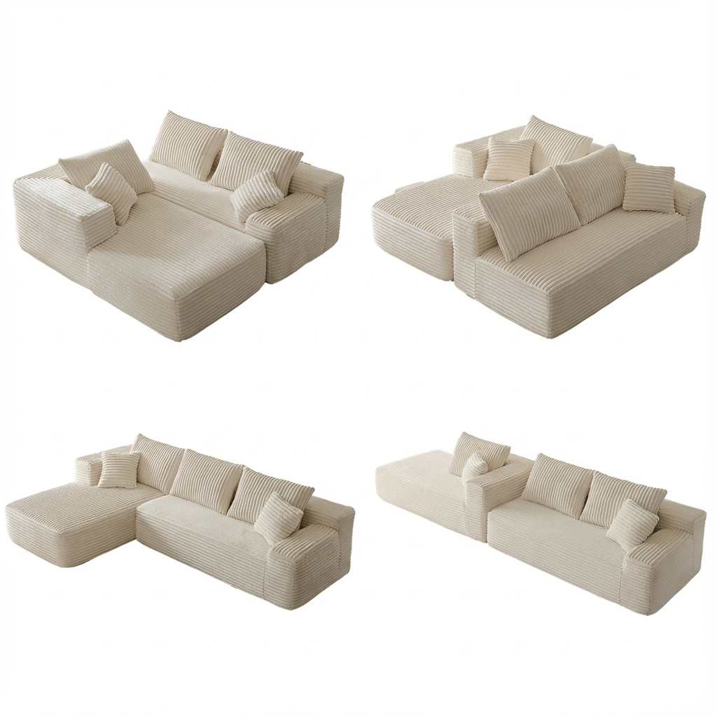 Corduroy Comfort Sofa