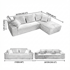 Corduroy Comfort Sofa